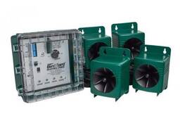 Биоакустический отпугиватель птиц с 4 выносными динамиками