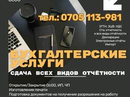 Бухгалтерские услуги! Сдача всех видов отчетности. ЧП. ИП. ОсОО