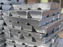 Чушка свинцовая Марка: С1; С3; С2…, Разм. : 1.5х500х1000–8х500х1000 мм в Бишкеке