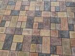 Евро - брусчатка. Тротуарная плитка. Бордюры - фото 1