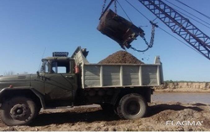 Доставка песка, щебень, отсева, глины, гравий в Бишкеке.