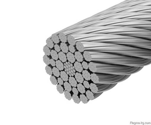 Канат двойной свивки 49.5x2x1.9 мм ЛК-Р ГОСТ 14954-80