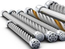 Канат ГОСТ 3079-80 D= 5,8-75 мм, Покрытие: оцинкованный; светлый в Бишкеке