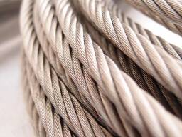 Канат ГОСТ 3083-80 D= 6,5-65 мм, Покрытие: оцинкованный; светлый; черный в Бишкеке