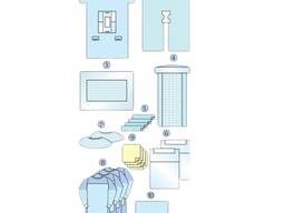 Комплект белья хирургического для аортокоронарного шунтирования dr. green's оптом