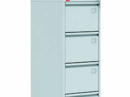 КР-4 Металлический картотечный шкаф на 4 выдвижных ящика для хранения документов формата A