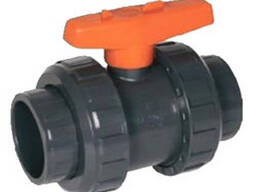 Кран полипропиленовый, полиэтиленовый, металлопластиковый, ДУ 10—400, Ру16; Ру25