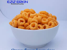 Кукурузные колечки со вкусом апельсина