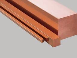 Квадрат медный Марка: М1, Шир. : 3–45 мм, ГОСТ 1535–2006 в Бишкеке