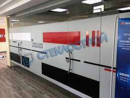 Офисные перегородки из закаленного стекла в Бишкеке