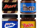 Оптом от 1 паллеты шоколадные пасты 200 гр. MARS, MILKYWAY, TWIX, SNICKERS. Из Европы - фото 1