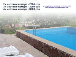 Отдых на Иссык Куле. Пансионат «Островок» Бостери