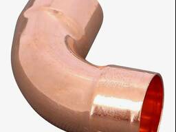 Отвод медный Стенка: 3–5 мм, Диам. : 1 1/8; 54; 7/8… мм, Угол: 40–180 Градусов в Бишкеке