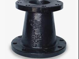 Переход чугунный Тип: ХР; ХФ; ХРГ…, Диам. 1: 15–1200 мм, Диам. 2: 15–900 мм в Бишкеке