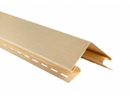 Планка для сайдинга завершающая; простая; начальная 65х15; 10х20х10 мм