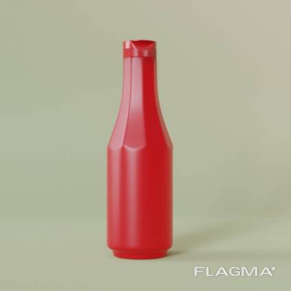 Пластиковая бутылка для кетчупа