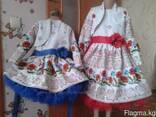 Платья детские и взрослые, ручная работа, хлопок - фото 5