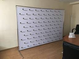 Пресс вол, баннер, дизайн баннера, оформление фотозоны, офор