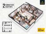 Продаётся двухкомнатная квартира 80,5 м² в строящемся ЖК OLIMP от собственника! - фото 2