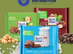 Ritter Sport, шоколад, разнообразие вкусов, оптовые продажи, лучшее качество