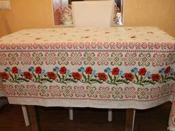 Скатерти, полотенца в украинском стиле, хлопок