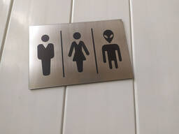 Таблички на двери офиса, на туалет
