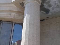 Травертин (сары-таш) , гранит, мрамор.