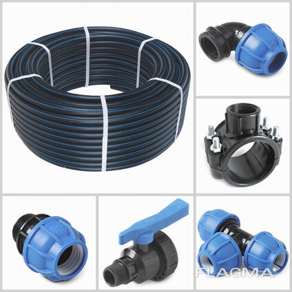 Трубы ПНД, Фитинги. Цены от производителя
