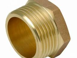 Заглушка бронзовая D= 1 1/2"; 1 1/4"; 1"…, Соединение: внутренняя резьба… в Бишкеке